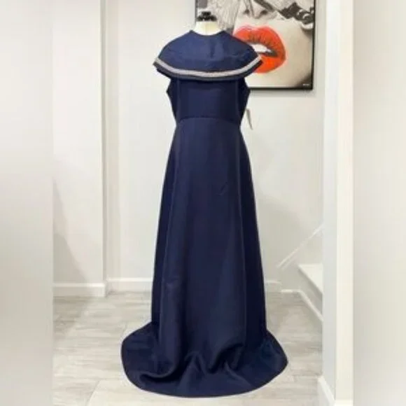 off the shoulder evening dresses Off Shoulder Red Satin A-line Long Evening Prom Dresses, Custom Side Slit  Prom Dress, GR0037 main image 1